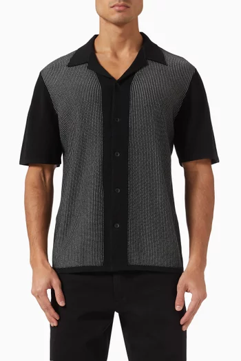 Harvey Camp Shirt in Knit