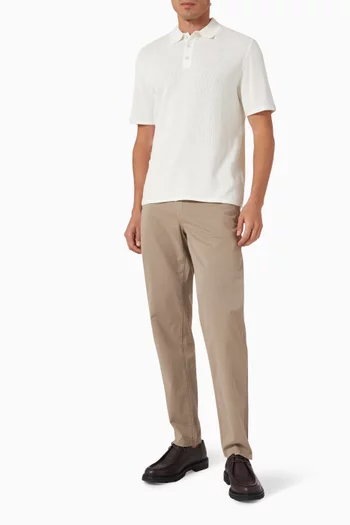 Harvey Polo T-shirt in Cotton-knit