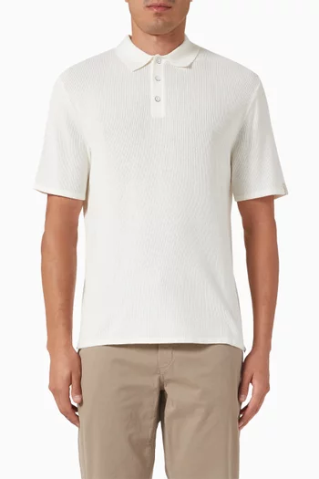 Harvey Polo T-shirt in Cotton-knit