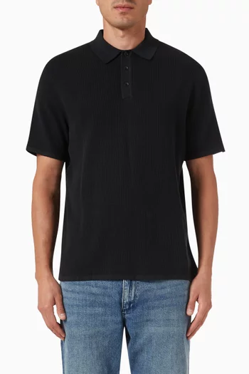 Harvey Polo T-shirt in Cotton-knit