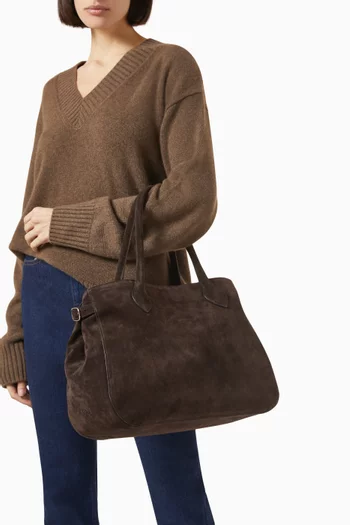 Oversized Patrizia Tote Bag in Leather