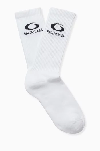 Loop Sports Icon Socks in Stretch-cotton