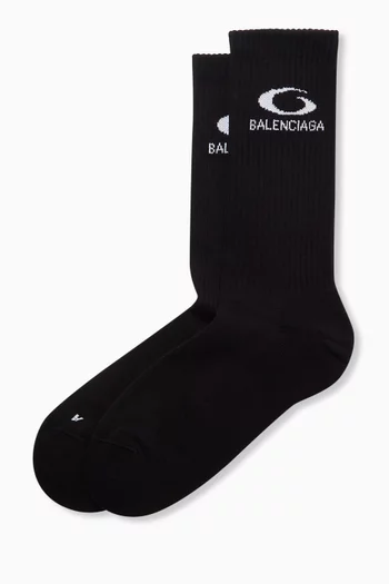 Loop Sports Icon Socks in Stretch-cotton