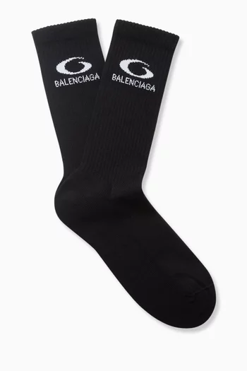 Loop Sports Icon Socks in Stretch-cotton