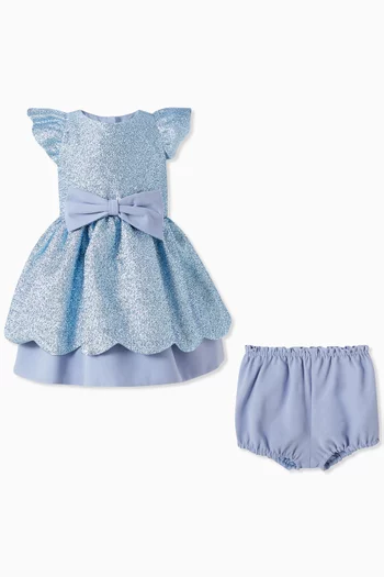 Scalloped Dress & Bloomers