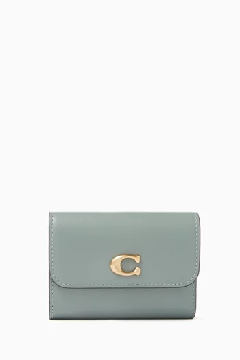 Buy Coach Blue Essential Card Holder Wallet in Leather For Women Online Ounass UAE