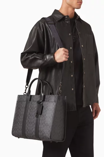 Wesley Tote Bag in Signature Canvas