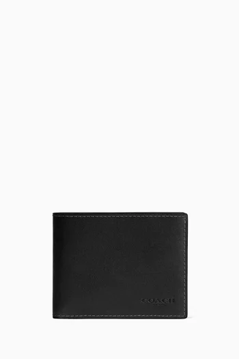 Slim Billfold Wallet in Leather