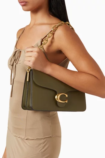 Tabby Chain Shoulder Bag in Leather