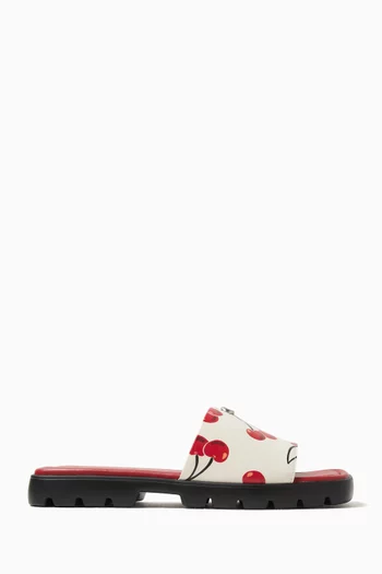 Florence Cherry Print Sandals