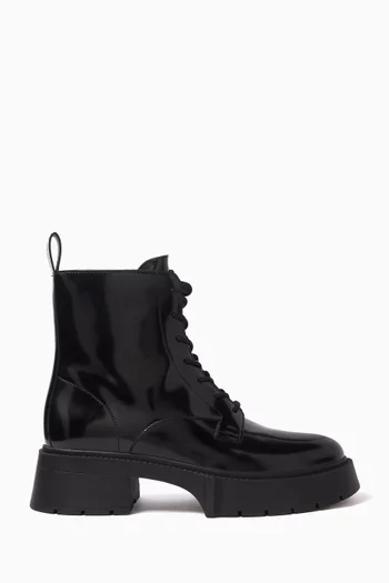 Avery Platform Boots in Leather