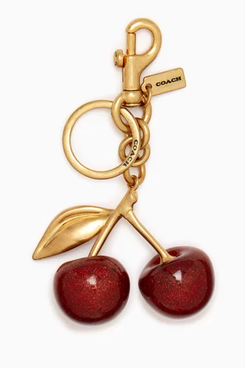Cherry Bag Charm in Resin