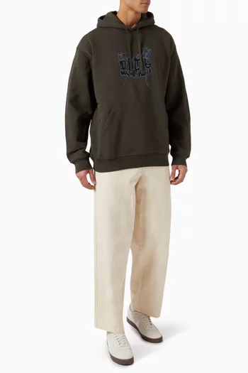 Classic Small Logo Hoodie in Cotton