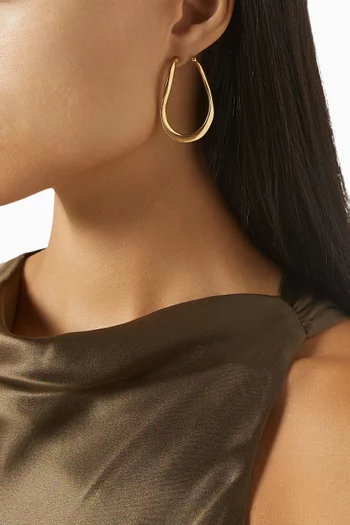 Ulyssa Hoop Earrings in 14kt Gold