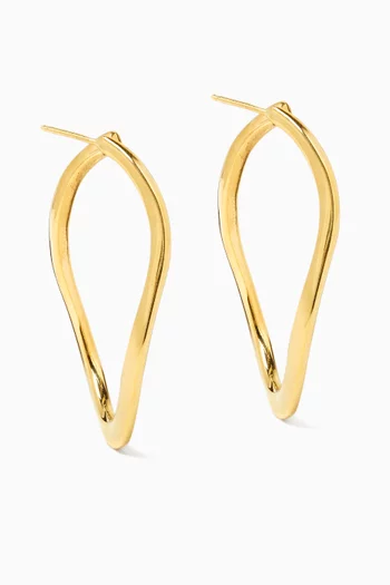 Ulyssa Hoop Earrings in 14kt Gold