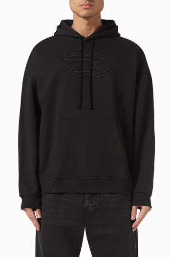 S-ummer Big Oval Hoodie in Cotton