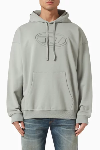 S-ummer Big Oval Hoodie in Cotton