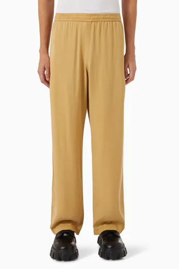Drawstring Pants in Faded Twill