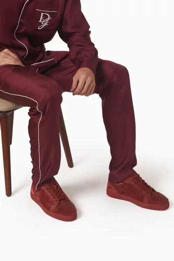 Louis Junior Spikes Sneakers in Veau Velours