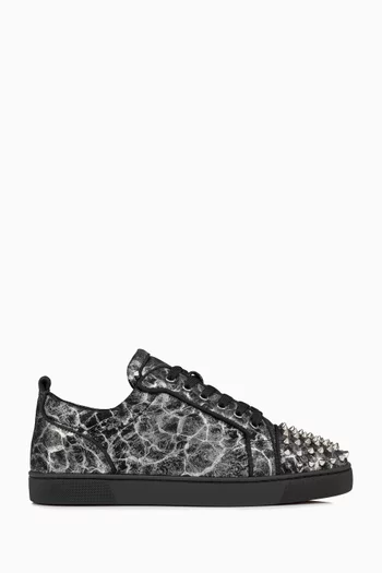 Studded louboutin trainers discount