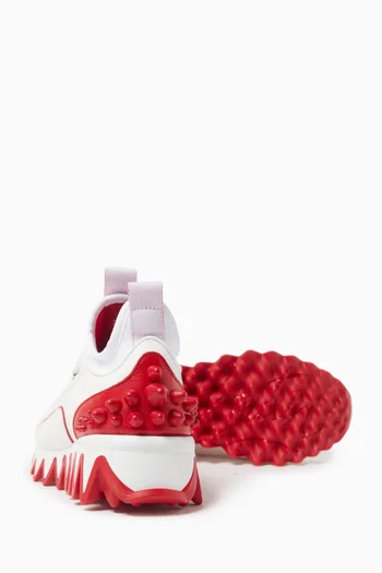 Mini Sharkyloub Sneakers in Leather and Neoprene