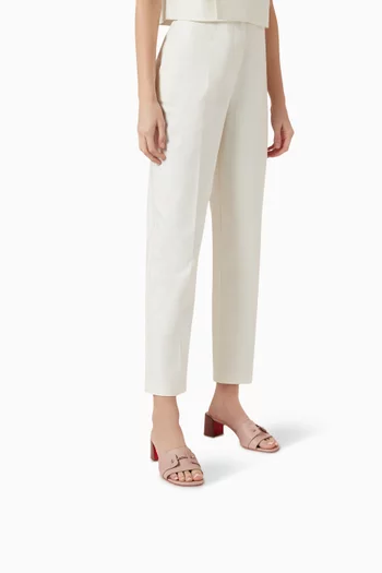 حذاء تشامبيليمول مفتوح من الخلف بكعب 55 مم جلد