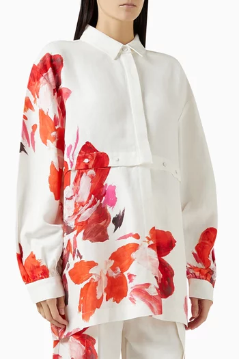 Oversized Chapelhill Shirt in Viscose Blend