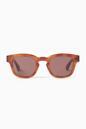 Austin Rectangle Sunglasses in Acetate
