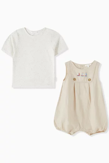 Classic Nautical Set in Linen-blend