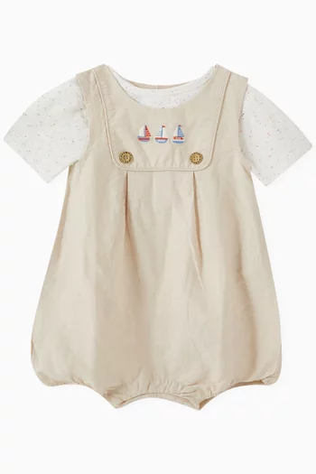 Classic Nautical Set in Linen-blend