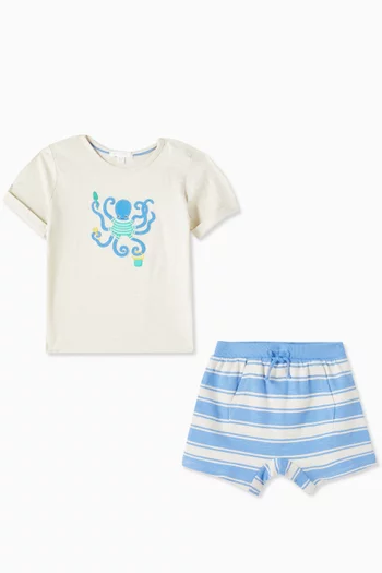 Octopus Co-ord Set in Organic Cotton