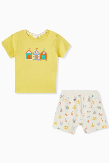 Resort Graphic-print T-shirt & Shorts Set