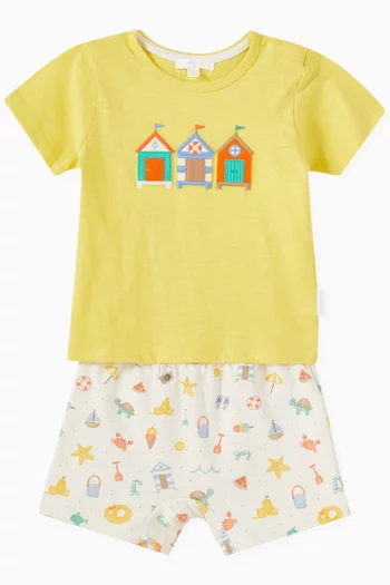 Resort Graphic-print T-shirt & Shorts Set