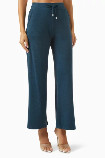 Wide-leg Pants in Knit