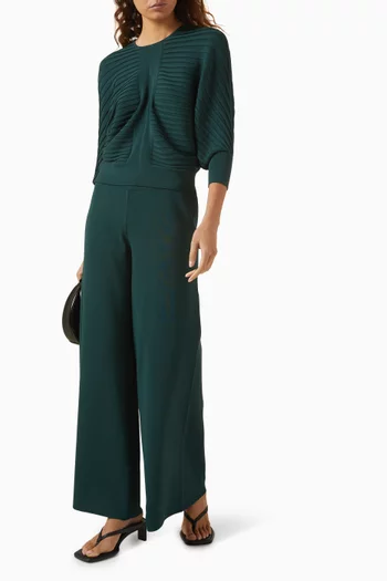 Wide-leg Pants in Knit