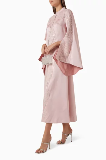 Kaftan-style Jacket in Bosna Satin
