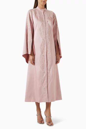 Kaftan-style Jacket in Bosna Satin