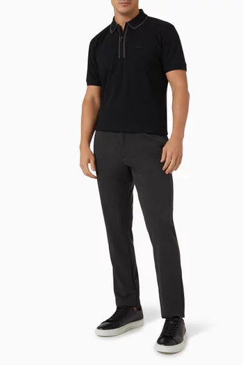 Philix Tape Polo Shirt in Stetch Cotton