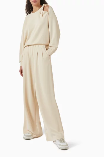 Wide-leg Sweatpants