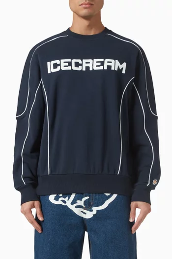 Training Crewneck Sweatshirt in Cotton