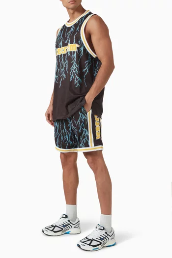 Soft Serve Lightning Basketball Shorts in Mesh