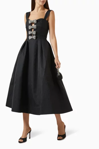 Luiza Midi Dress in Taffeta