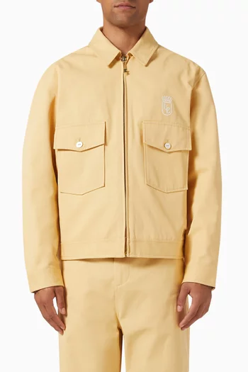 Caramel Work Jacket in Denim