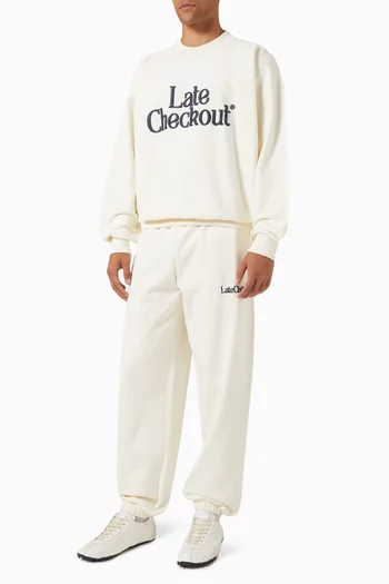 Logo Crewneck Sweatshirt in Cotton