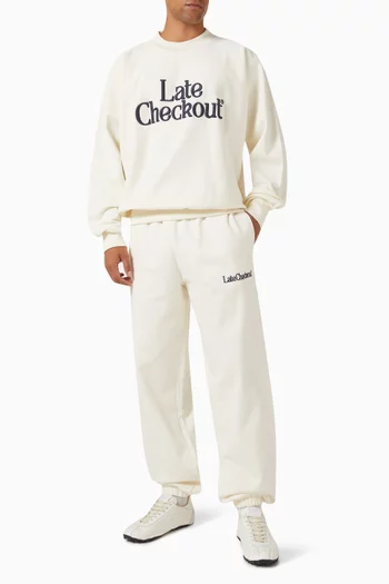 Logo Sweatpants in Cotton