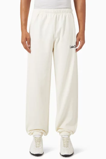 Logo Sweatpants in Cotton