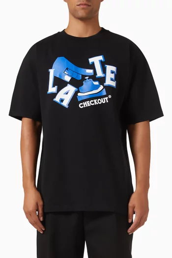 Bell-print T-shirt in Cotton