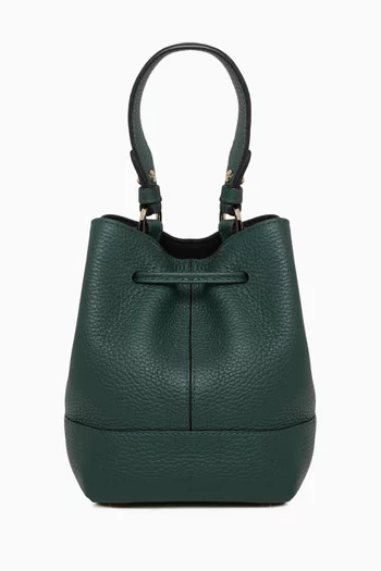 Small Lana Osette Bucket Bag in Calfskin Leather