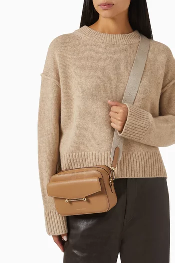 Mosaic Camera Bag in Grained Calfskin