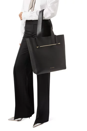Melody Tote Bag in Grained Calfskin